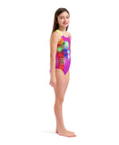 arena Performance Girls' Dots Swim Pro Back Swimsuit