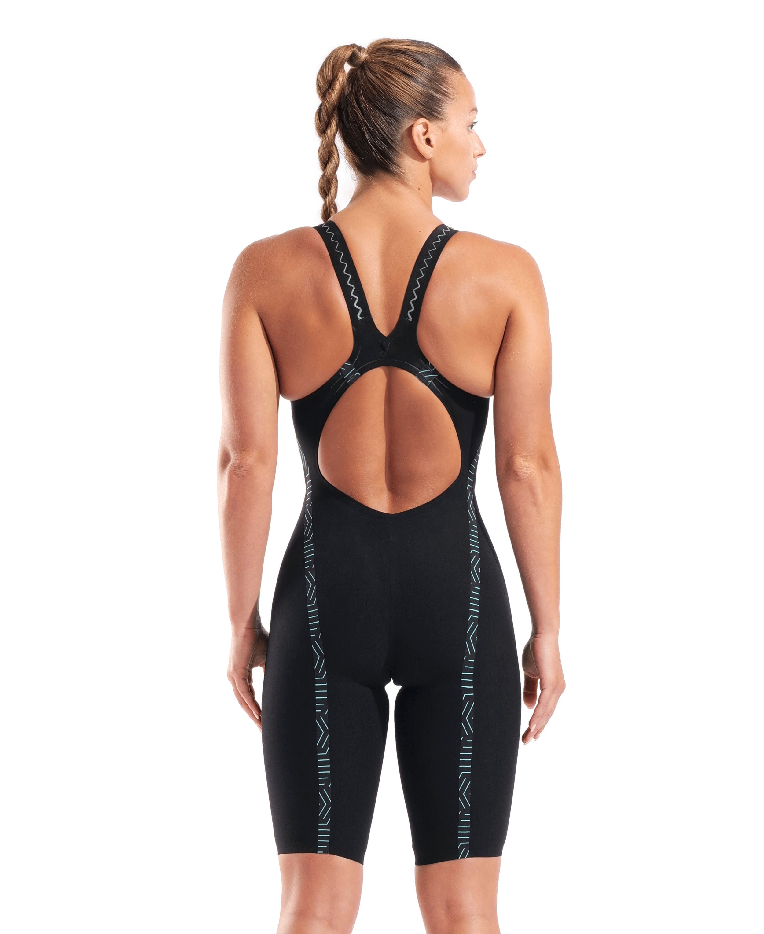 Women's Powerskin Veloce OB Black-Teal