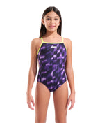 arena Performance Girls' Wave Lightdrop Back Swimsuit