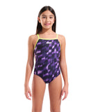 arena Performance Girls' Wave Lightdrop Back Swimsuit