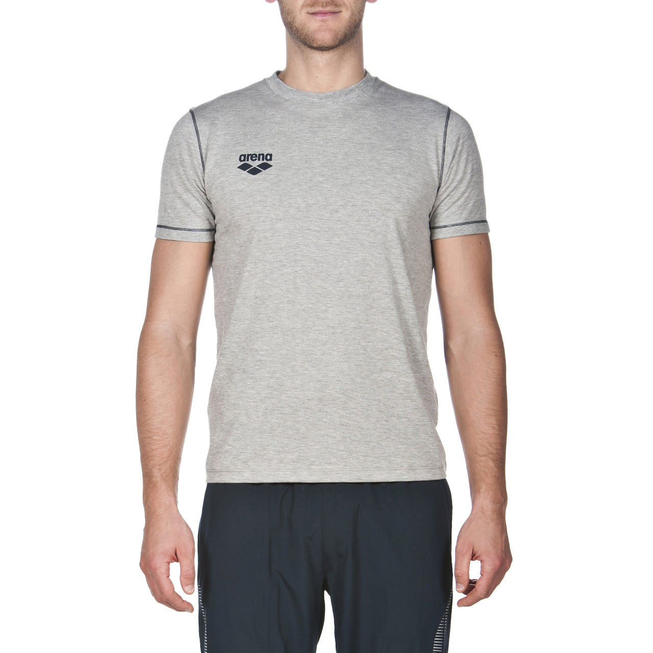 Team Line S/S Tee - Grey