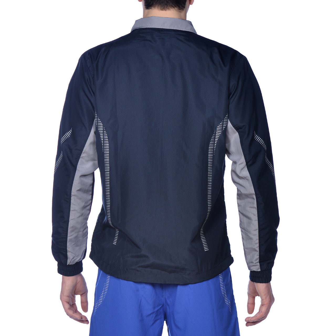 Team Line Warm Up Jacket - Navy-Grey