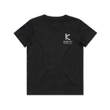 Kapiti Gymnastics Team Jr Paneled T-Shrit - Black