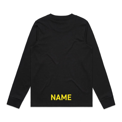Alexandra Unisex Base Long Sleeve Tee - Black