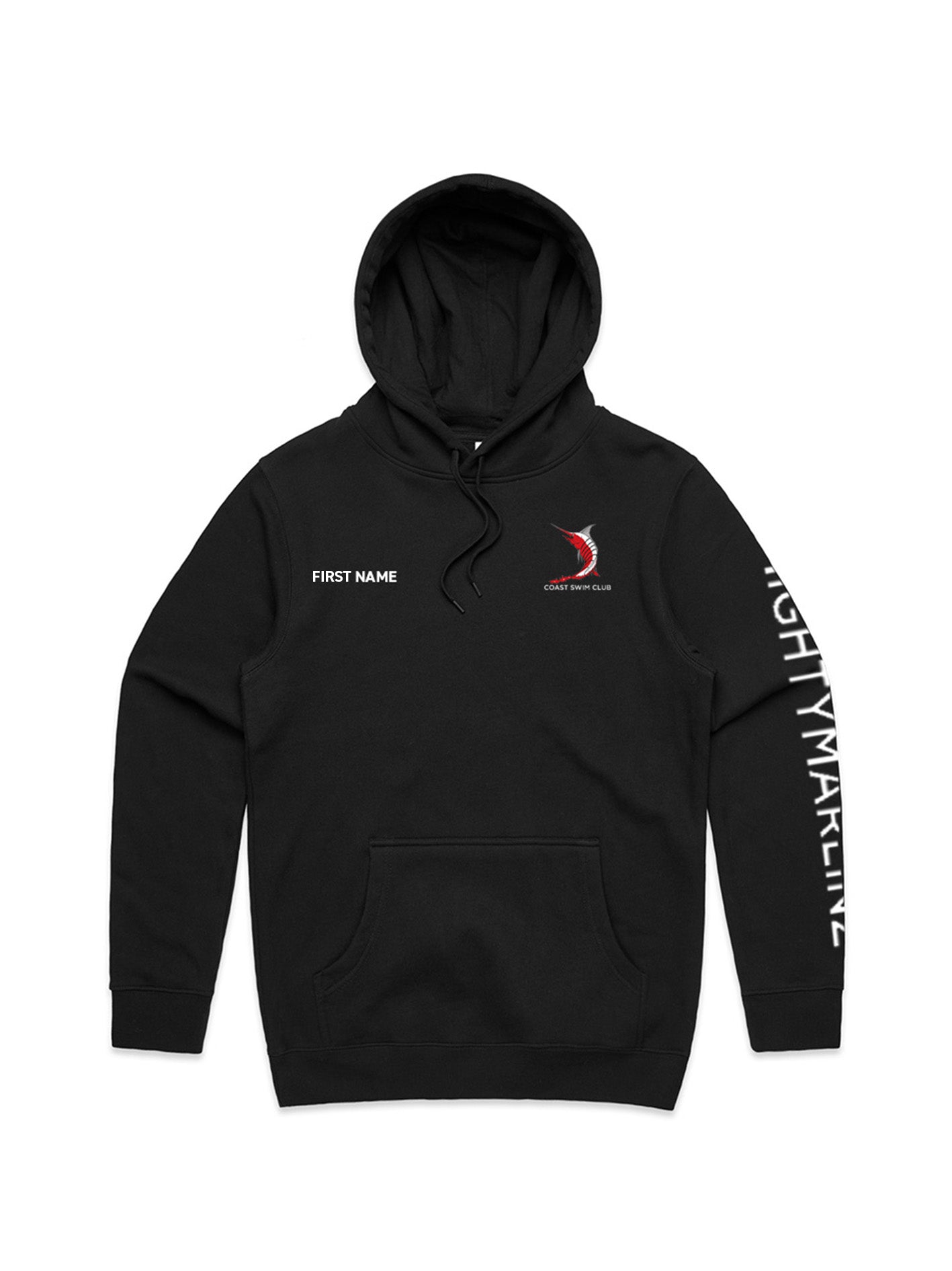 Coast Swim Club Unisex Stencil Hood