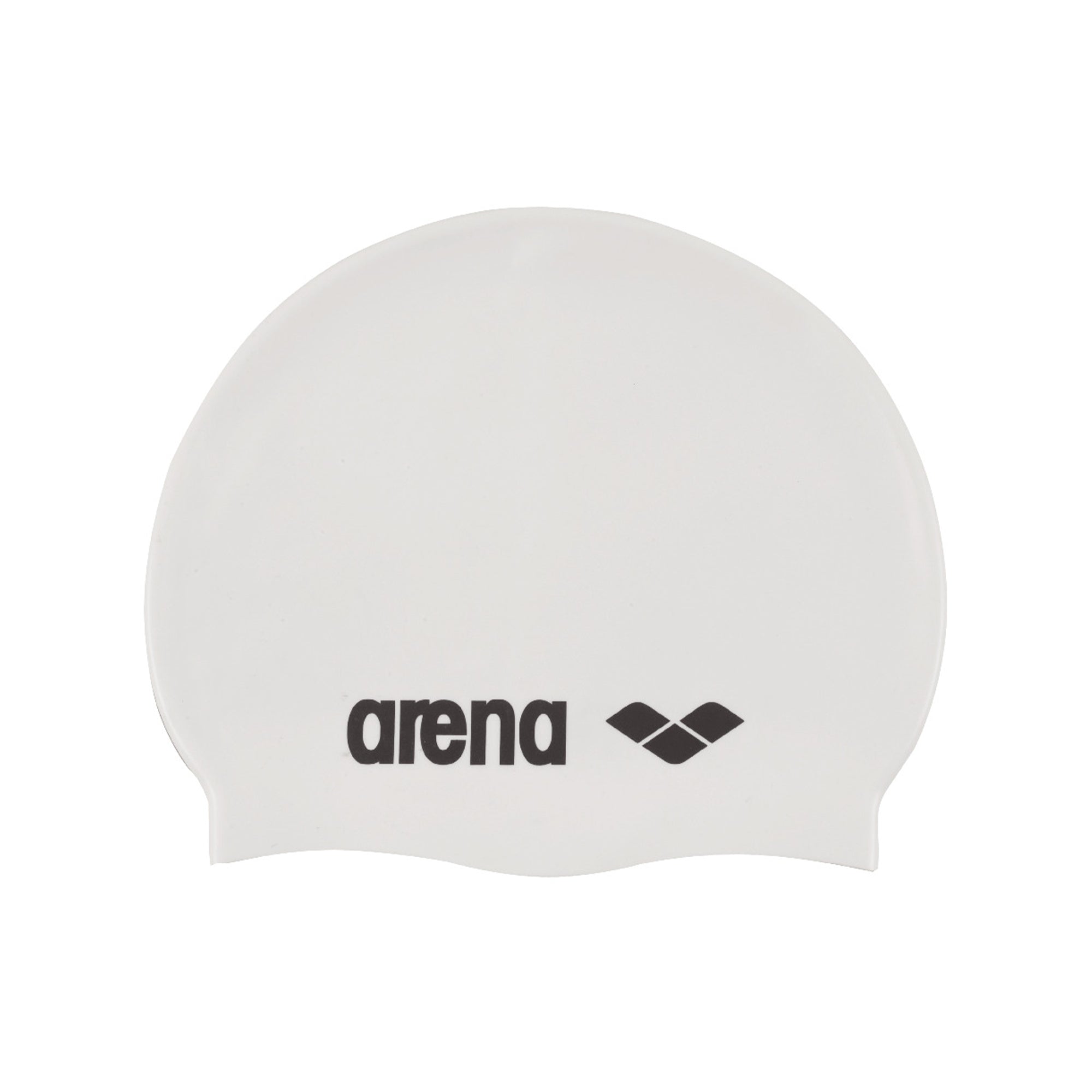 Arena Classic Silicone Cap White-Black