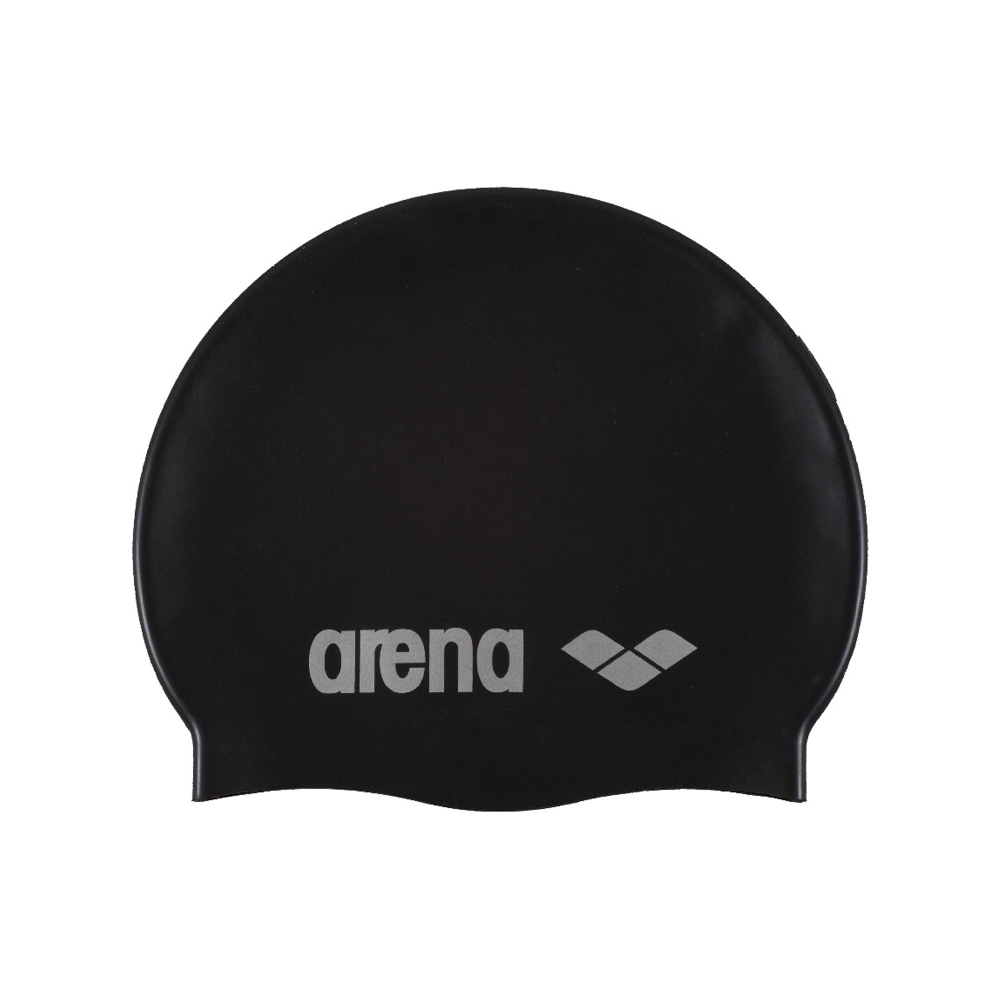 Arena Classic Silicone Cap Black-Silver