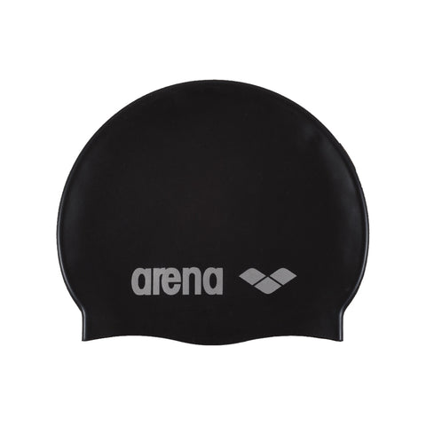 Arena Classic Silicone Cap Black-Silver