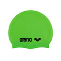 arena Kids' Junior Classic Silicone Swim Cap Acid Lime-Black