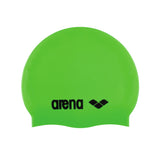arena Kids' Junior Classic Silicone Swim Cap Acid Lime-Black