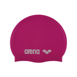 arena Kids' Junior Classic Silicone Swim Cap Pink-White