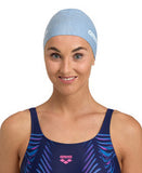 Arena Unisex Silicone Swim Cap - Grey-Multi