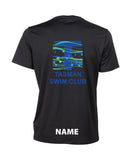 Tasman Unisex Solid T-Shirt - Black