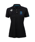 Tasman Women's Solid Polo - Black