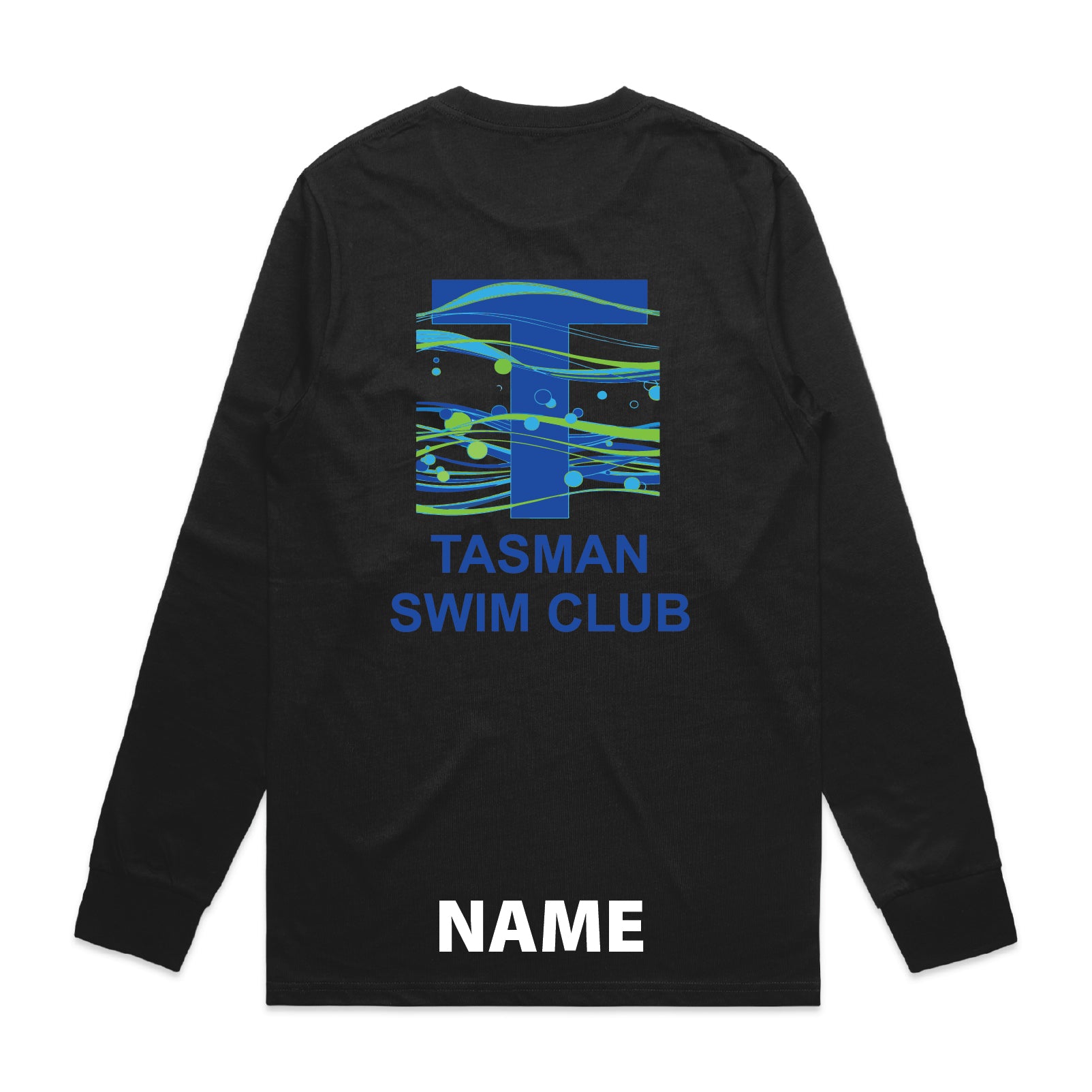 Tasman Cotton L/S Tee - Black