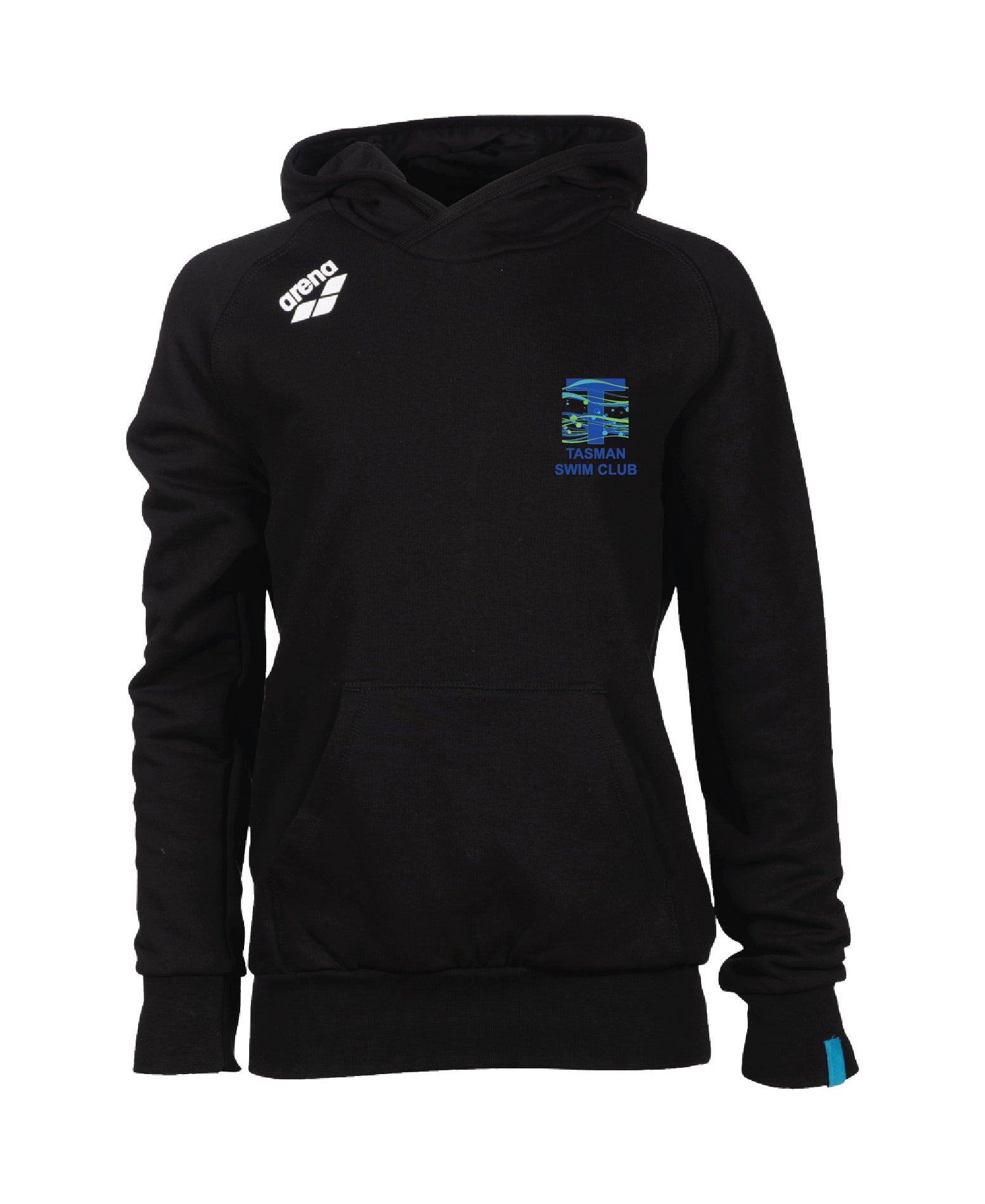 Tasman Jr Hooded Panel Sweatshirt - Black