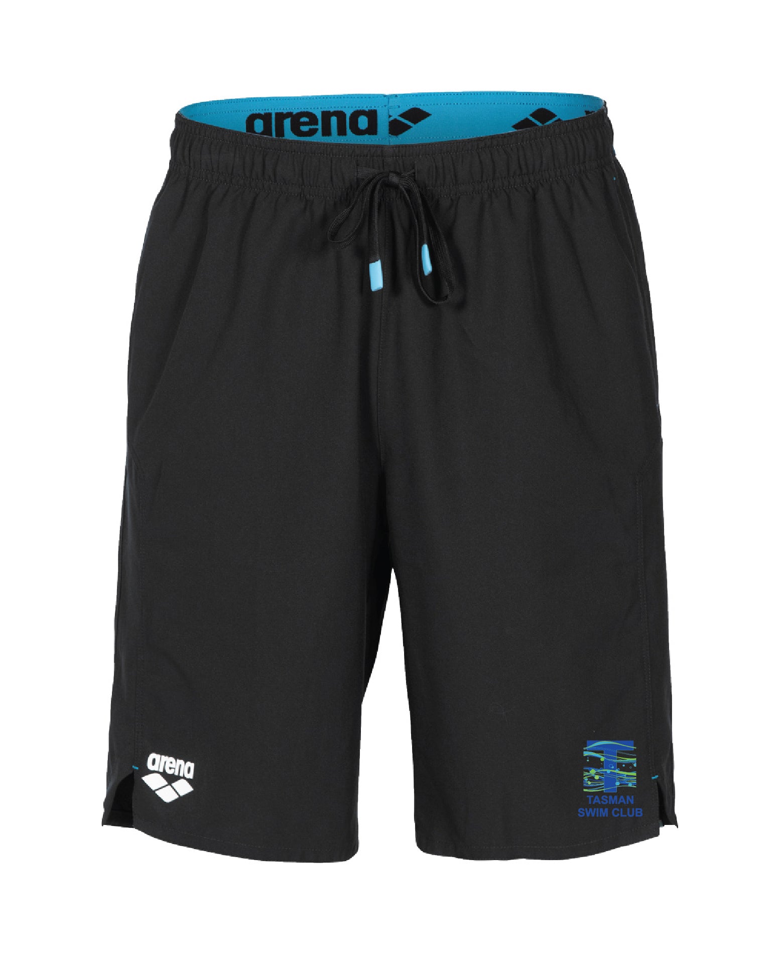 Tasman Unisex Panel Bermuda - Black