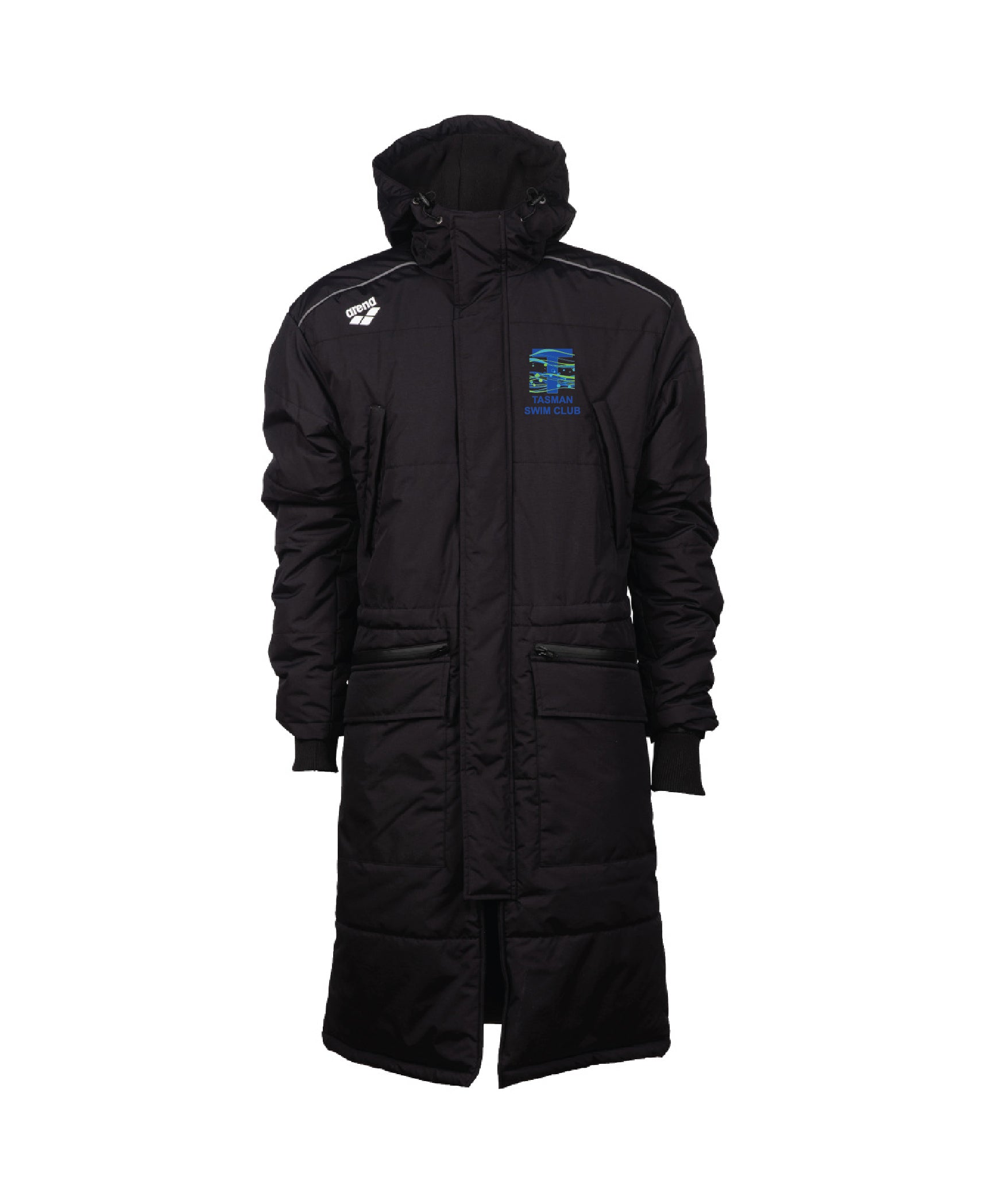 Tasman Unisex Solid Parka - Black