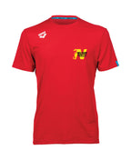 Nelson South Unisex Team T-Shirt Solid - Red