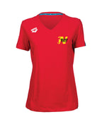 Nelson South Women's Panel T-Shirt - Red