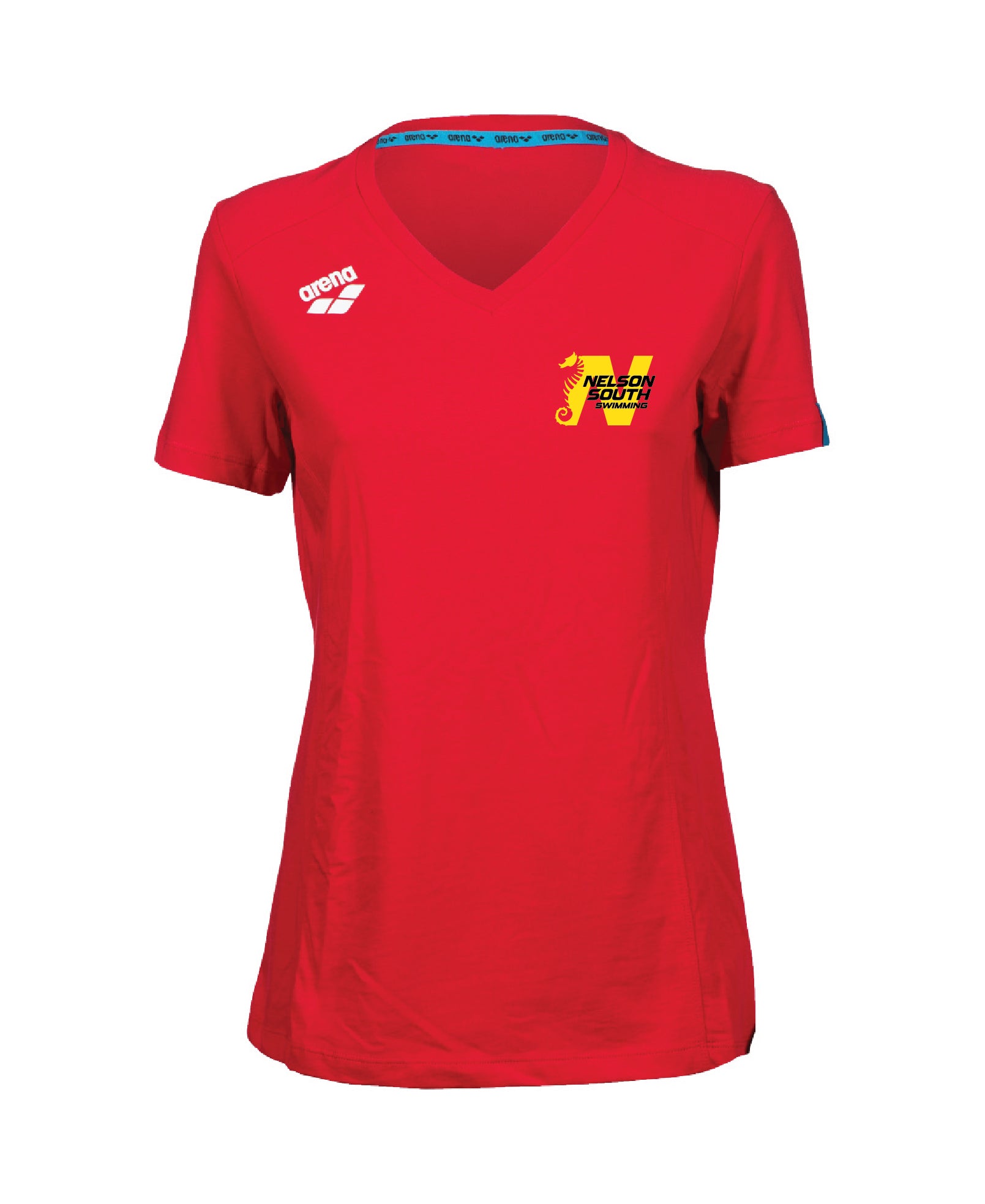 Nelson South Women's Panel T-Shirt - Red