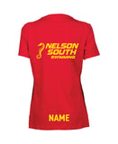 Nelson South Women's Panel T-Shirt - Red