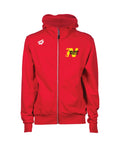 Nelson South Unisex Hooded Panel Jacket - Red