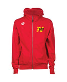 Nelson South Unisex Hooded Panel Jacket - Red