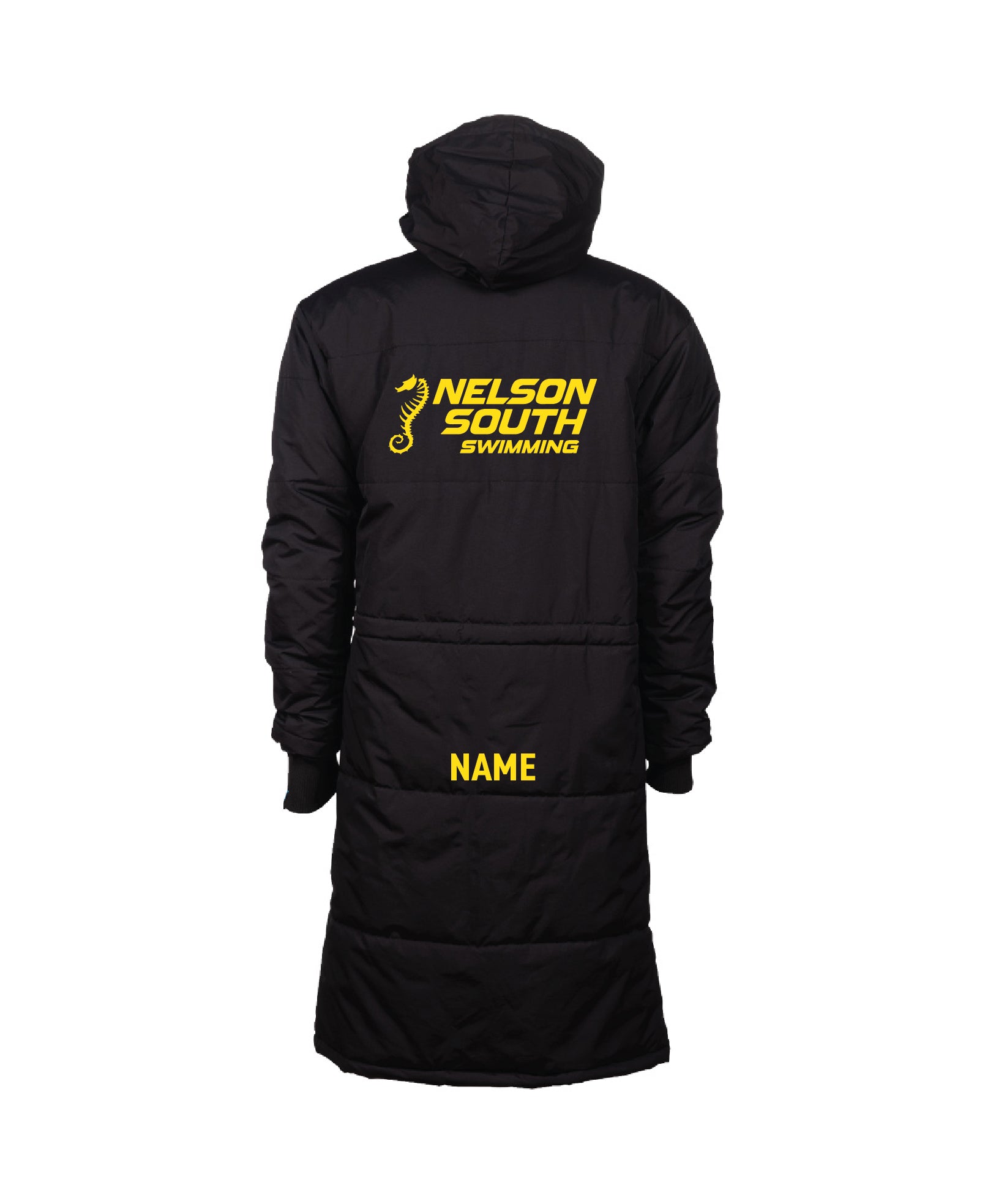 Nelson South Unisex Solid Parka - Black