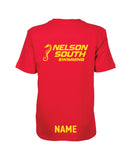 Nelson South Team T-Shirt Panel JR - Red