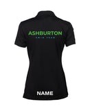 Ashburton Women's Solid Polo - Black