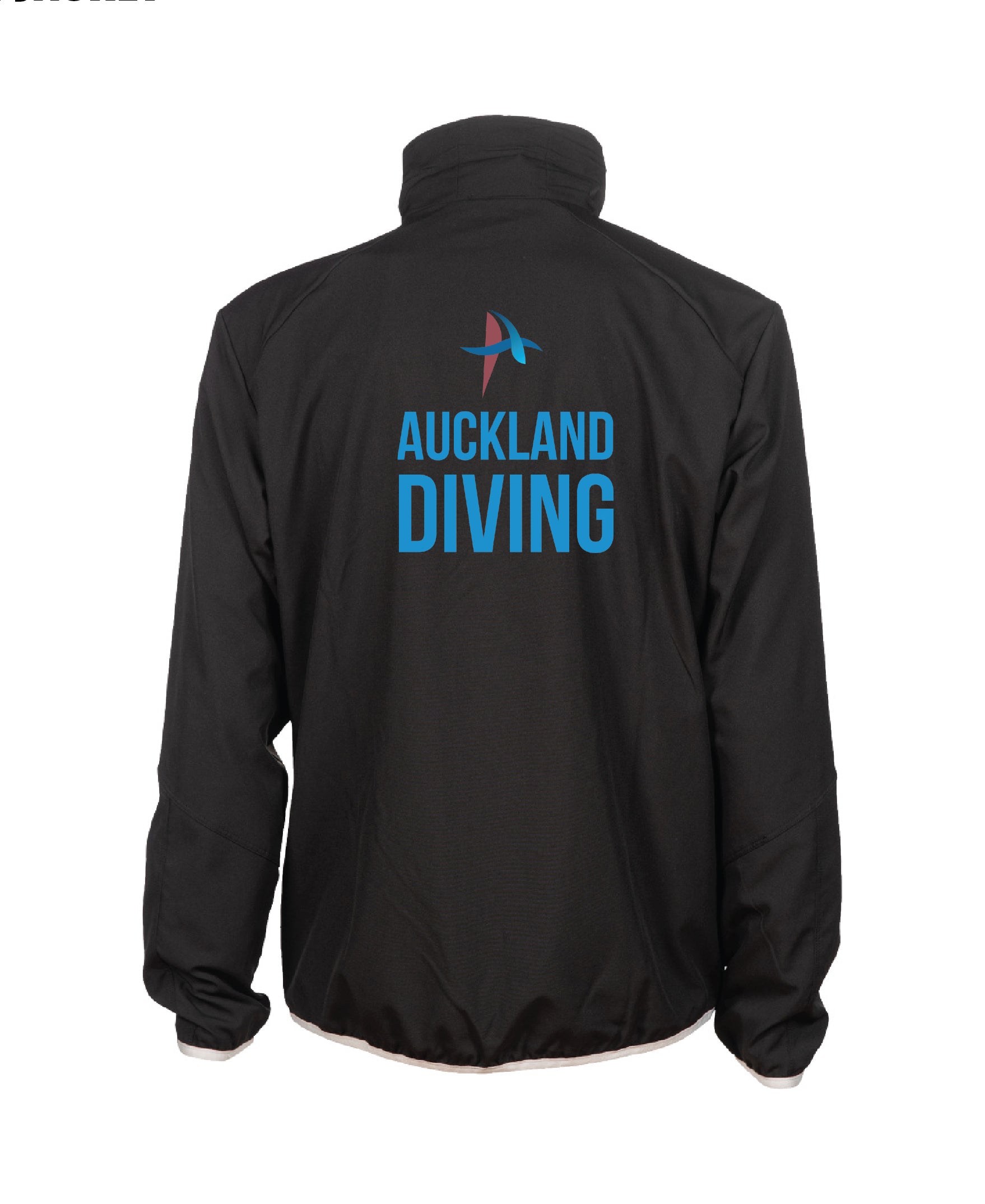 Auckland Diving Unisex Team Jacket Panel - Black