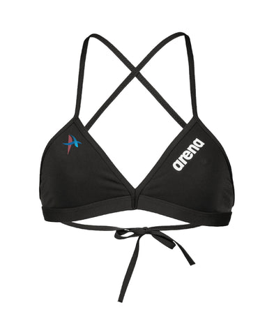 Auckland Diving Women's Solid Team Bikini Top - Black