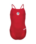 Bay of Islands Girls' Solid Team Challenge Swimsuit - Red