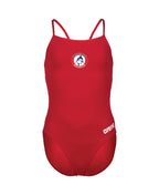Bay of Islands Girls' Solid Team Challenge Swimsuit - Red