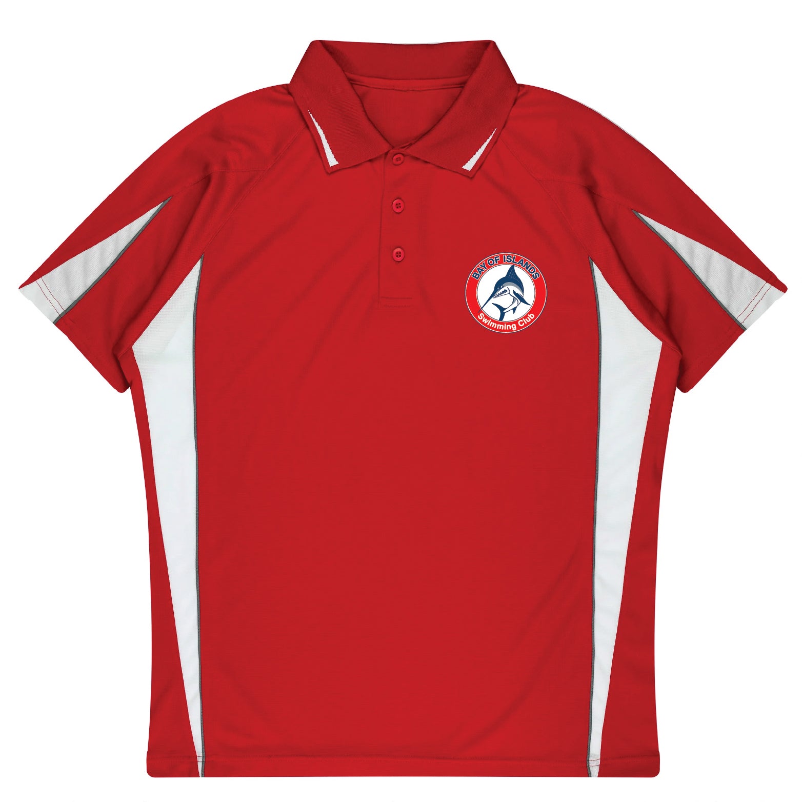 Bay of Islands Unisex Adult Club Polo - Red