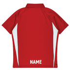 Bay of Islands Unisex Adult Club Polo - Red