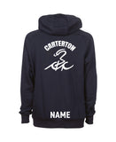 Carterton Unisex Hooded Panel Sweatshirt - Navy