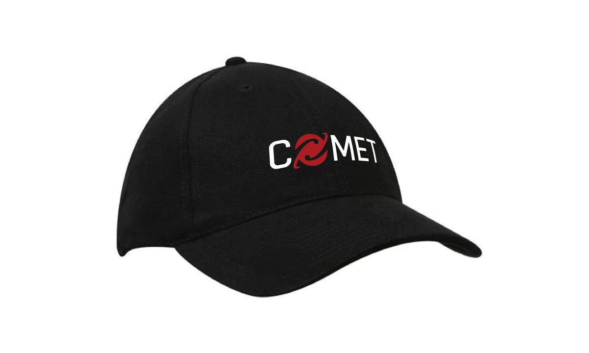 Comet Heavy Cotton Cap - Black