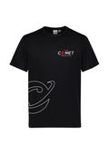 Comet Unisex Youth Club Tee - Black