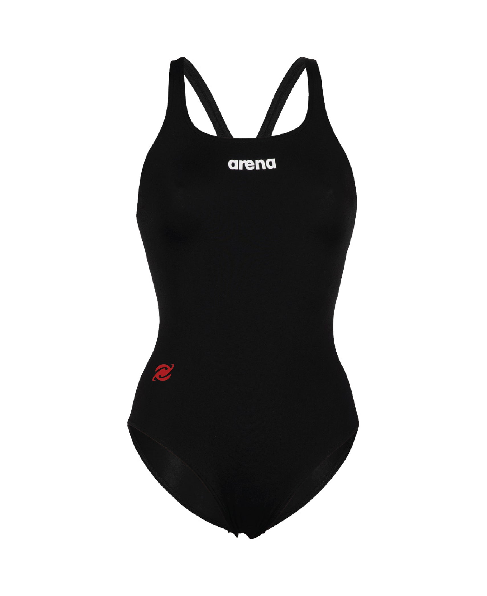 Comet Women's Solid Team Swim Pro Swimsuit - Black
