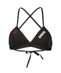Comet Women's Solid Team Bikini Top - Black