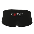 Comet Men's Solid Team Low-Waist Shorts - Black
