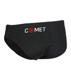 Comet Men's Solid Team Swim Briefs - Black