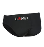 Comet Men's Solid Team Swim Briefs - Black
