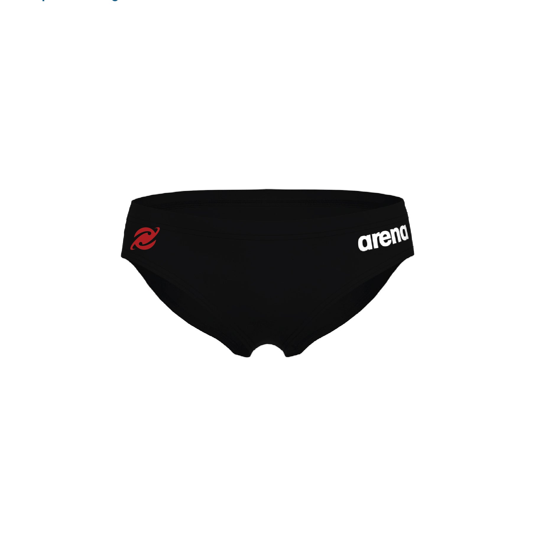Comet Boys' Solid Team Swim Briefs - Black