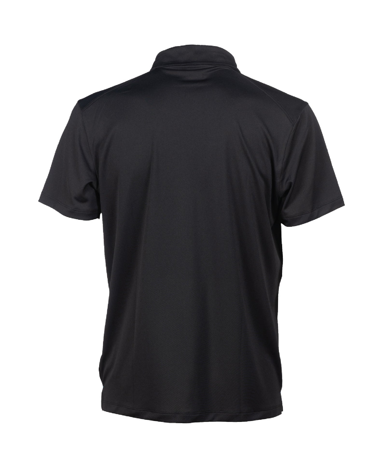 Comet Unisex Solid Polo Shirt - Black