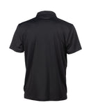Comet Unisex Solid Polo Shirt - Black