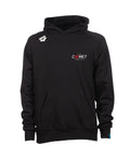 Comet Unisex Hooded Panel Sweatshirt - Black