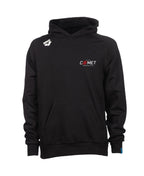 Comet Unisex Hooded Panel Sweatshirt - Black